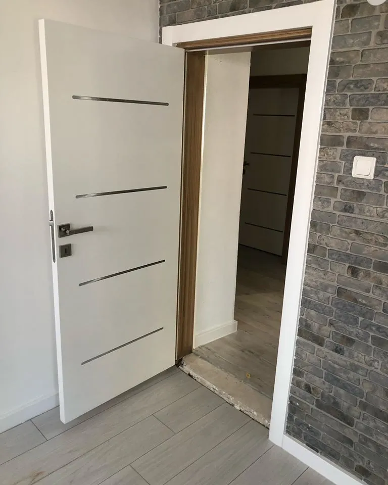 Cem Yeşilay Luxury İskandinav Açık Meşe Kaplama Sade Oda Kapısı (MODEL-10-2) - Buca Adatepe özel mimari imalat