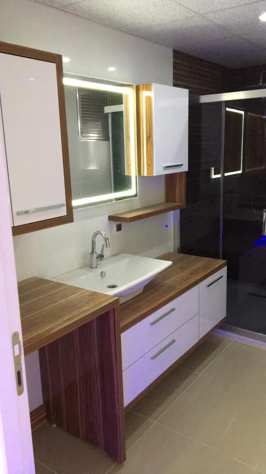 Cem Yeşilay Luxury Klozet Üzeri Gömme Rezervuar Depolama Dolabı (MODEL-12) - Buca Adatepe özel mimari imalat