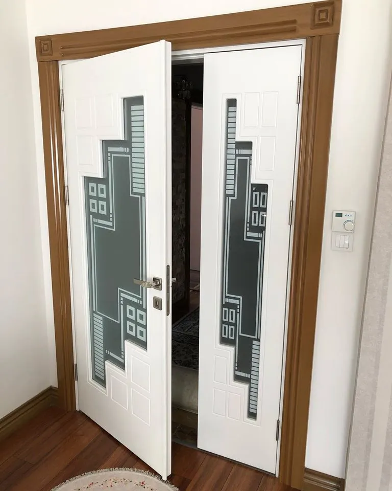 Cem Yeşilay Luxury Monokrom Siyah Mat Lake Modern İç Kapı (MODEL-13-2) - Buca Adatepe özel mimari imalat