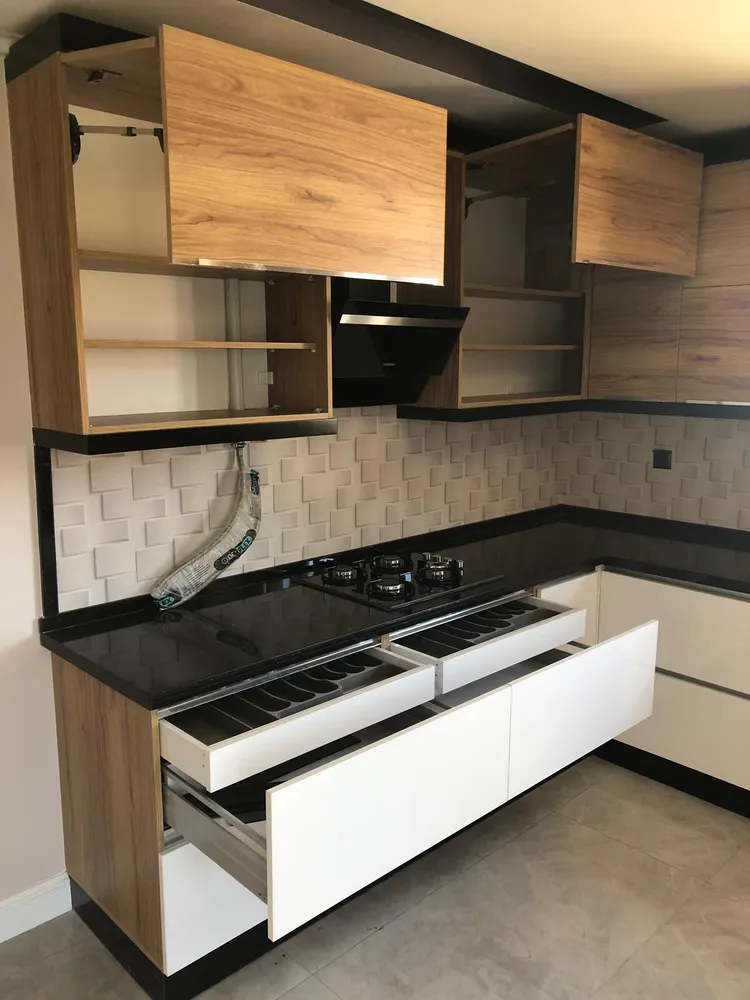 Cem Yeşilay Luxury Neme Dayanıklı Çift Renk Membran Mutfak (MODEL-13-4) - Buca Adatepe özel mimari imalat