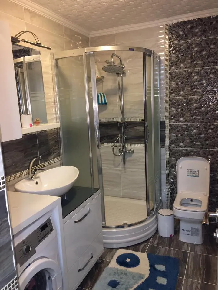 Cem Yeşilay Luxury Mat Zeytin Yeşili Lake & Açık Raflı Spa Dolabı (MODEL-14) - Buca Adatepe özel mimari imalat