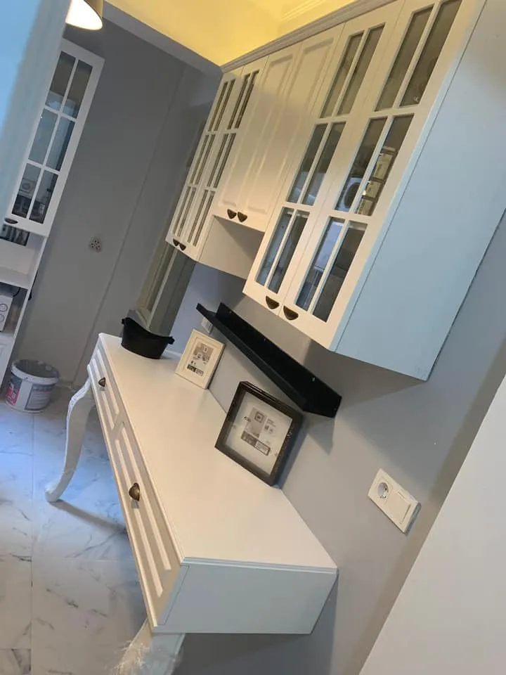 Cem Yeşilay Luxury Bornova Villa Tipi U Mutfak Dolabı & Kiler (MODEL-16-4) - Buca Adatepe özel mimari imalat