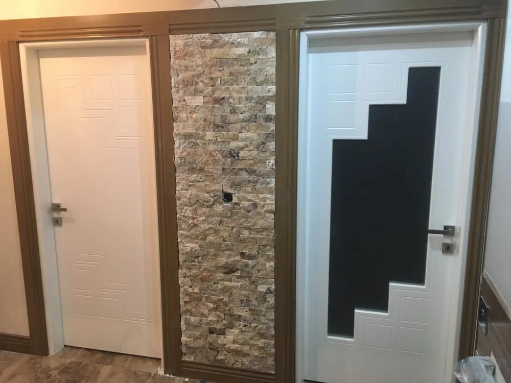 Cem Yeşilay Luxury Füme Boy Aynalı Yatak Odası Geçiş Kapısı (MODEL-19-2) - Buca Adatepe özel mimari imalat