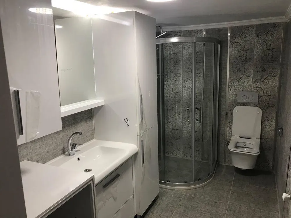 Cem Yeşilay Luxury Antik Pirinç Kulplu Füme Mat Lake Country Banyo (MODEL-19) - Buca Adatepe özel mimari imalat