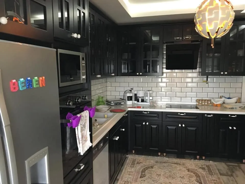 Cem Yeşilay Luxury Alaçatı Panjur Kapaklı Rustik Mutfak Dolabı (MODEL-20-4) - Buca Adatepe özel mimari imalat
