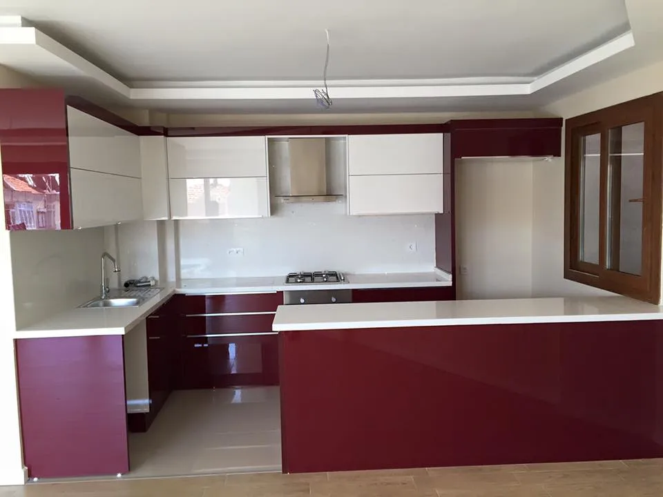 Cem Yeşilay Luxury Ölü Alan Bırakmayan Döner Kilerli L Mutfak (MODEL-21-4) - Buca Adatepe özel mimari imalat