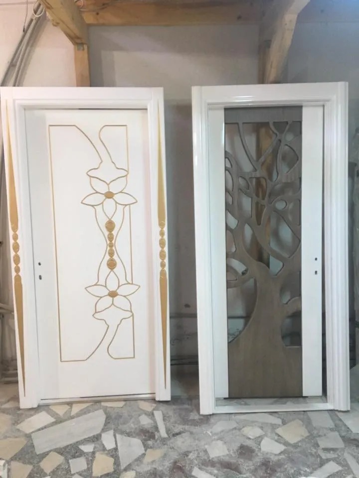Cem Yeşilay Luxury Mutfak İçin Çift Yönlü Yaylı Çarpma Ahşap Kapı (MODEL-22-2) - Buca Adatepe özel mimari imalat