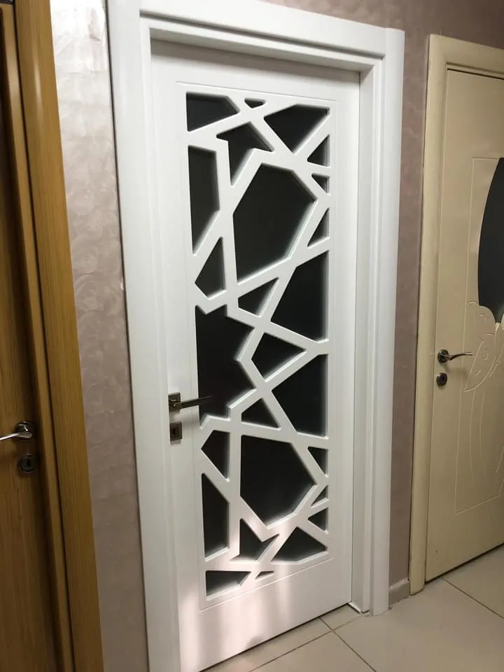 Cem Yeşilay Luxury Islak Hacim Neme Dayanıklı Çift Göbekli Kapı (MODEL-27) - Buca Adatepe özel mimari imalat