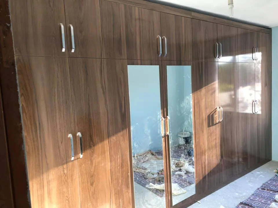 Cem Yeşilay Luxury Doğal Dişbudak Çıtalı Bohem Yatak Odası Dolabı (MODEL-28-2) - Buca Adatepe özel mimari imalat