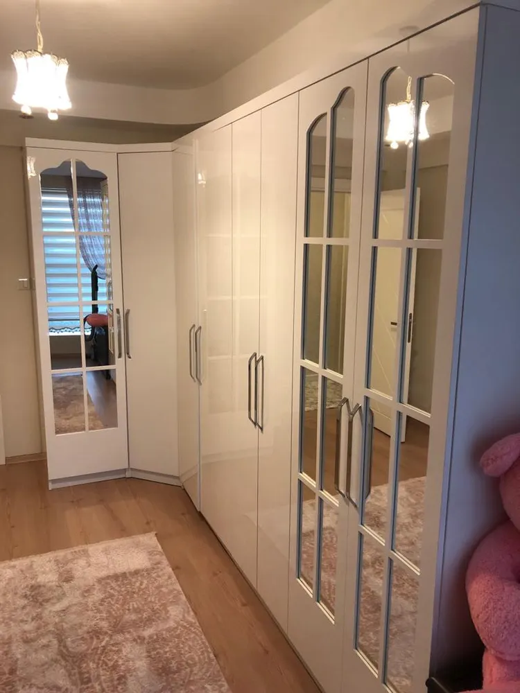 Cem Yeşilay Luxury 3 Metre Yüksek Tavanlar İçin Asansör Askılıklı Dolap (MODEL-29-2) - Buca Adatepe özel mimari imalat