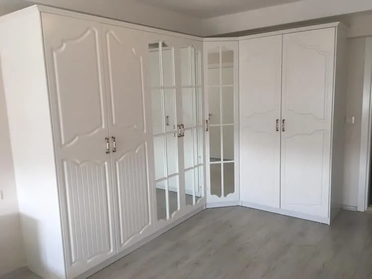 Cem Yeşilay Luxury Nem Korumalı Çift Kirli Sepetli Banyo Önü Dolabı (MODEL-32-2) - Buca Adatepe özel mimari imalat
