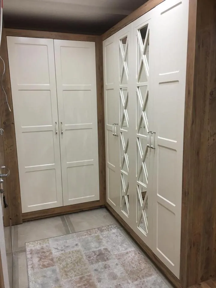 Cem Yeşilay Luxury Boy Aynalı & Gizli Ayakkabılıklı Antre Vestiyeri (MODEL-6-3) - Buca Adatepe özel mimari imalat